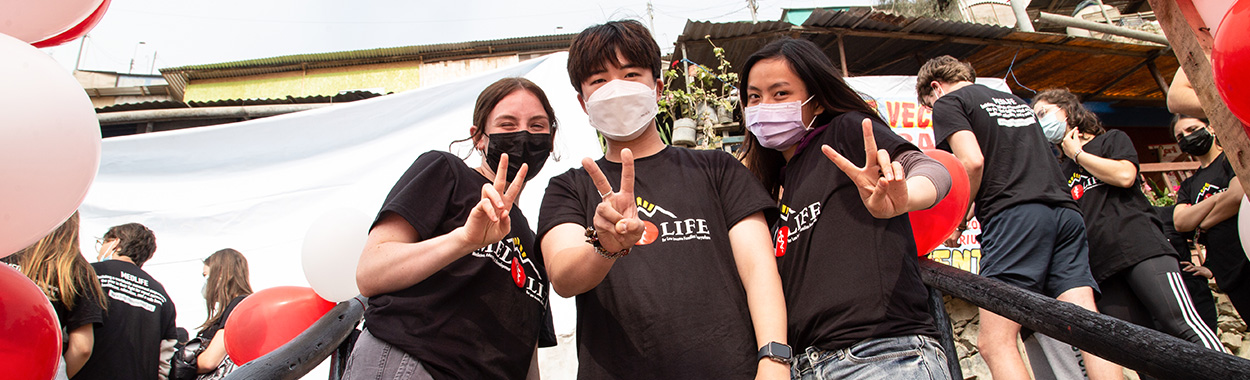 Community service trips high school students